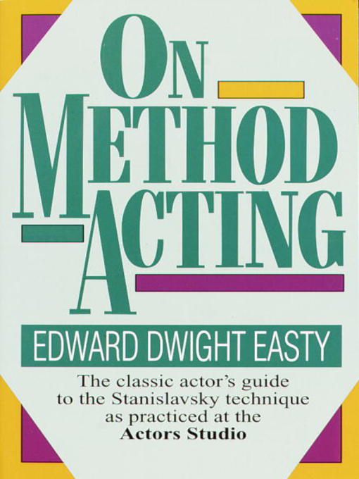 Cover image for On Method Acting